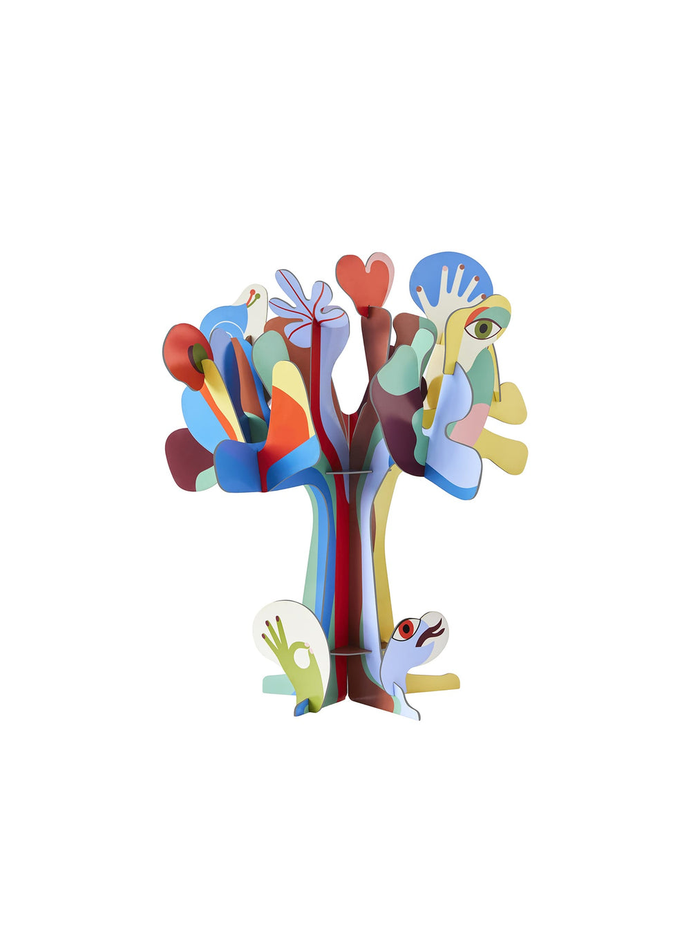 Studio Roof – L’Arbre de Vie : déco symbolique en carton recyclé, vibrante et durable.
