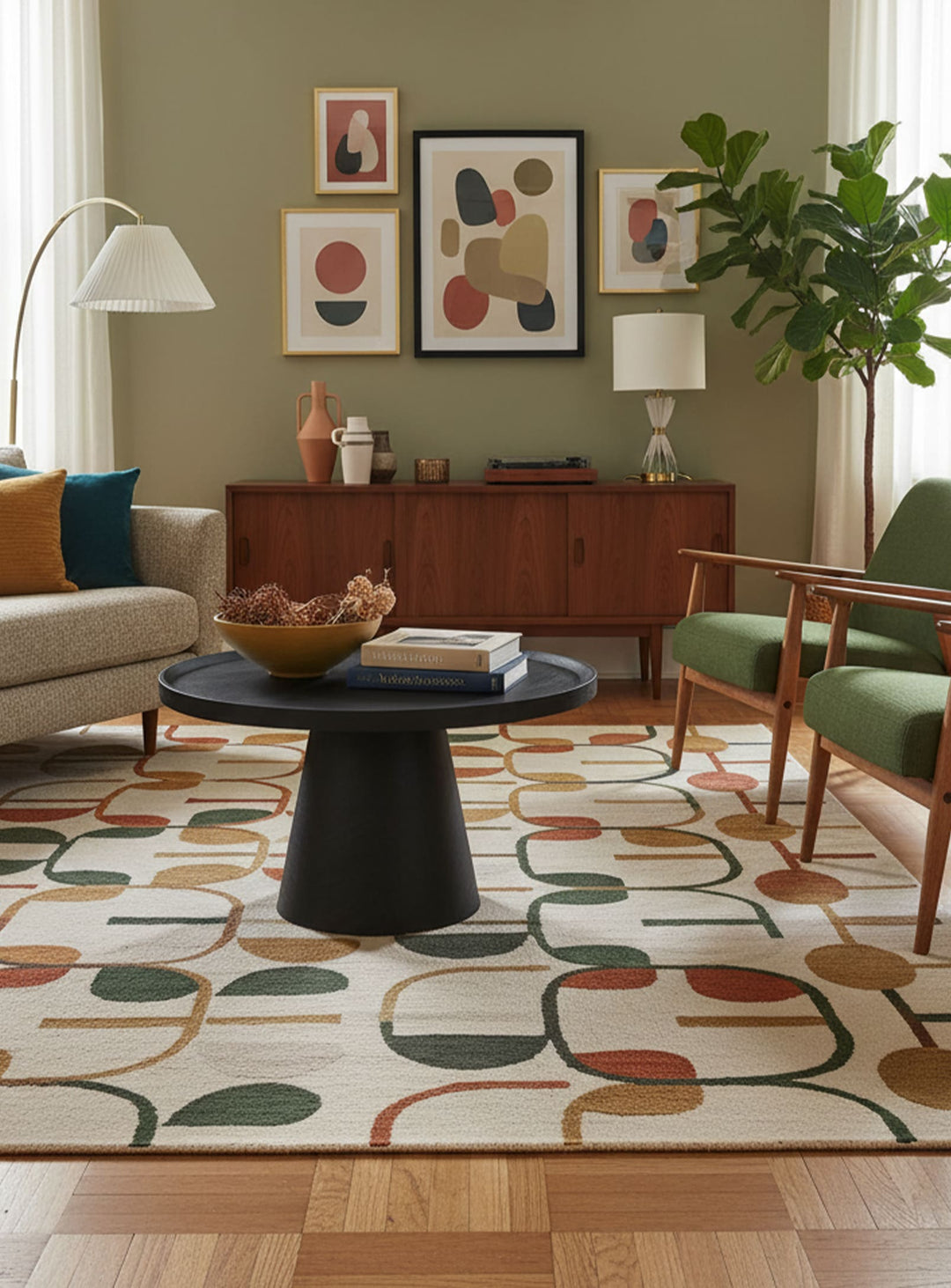 Table à café moderne Troy : surface généreuse, finitions durables et design chic pour accueillir livres et décorations. Noir.