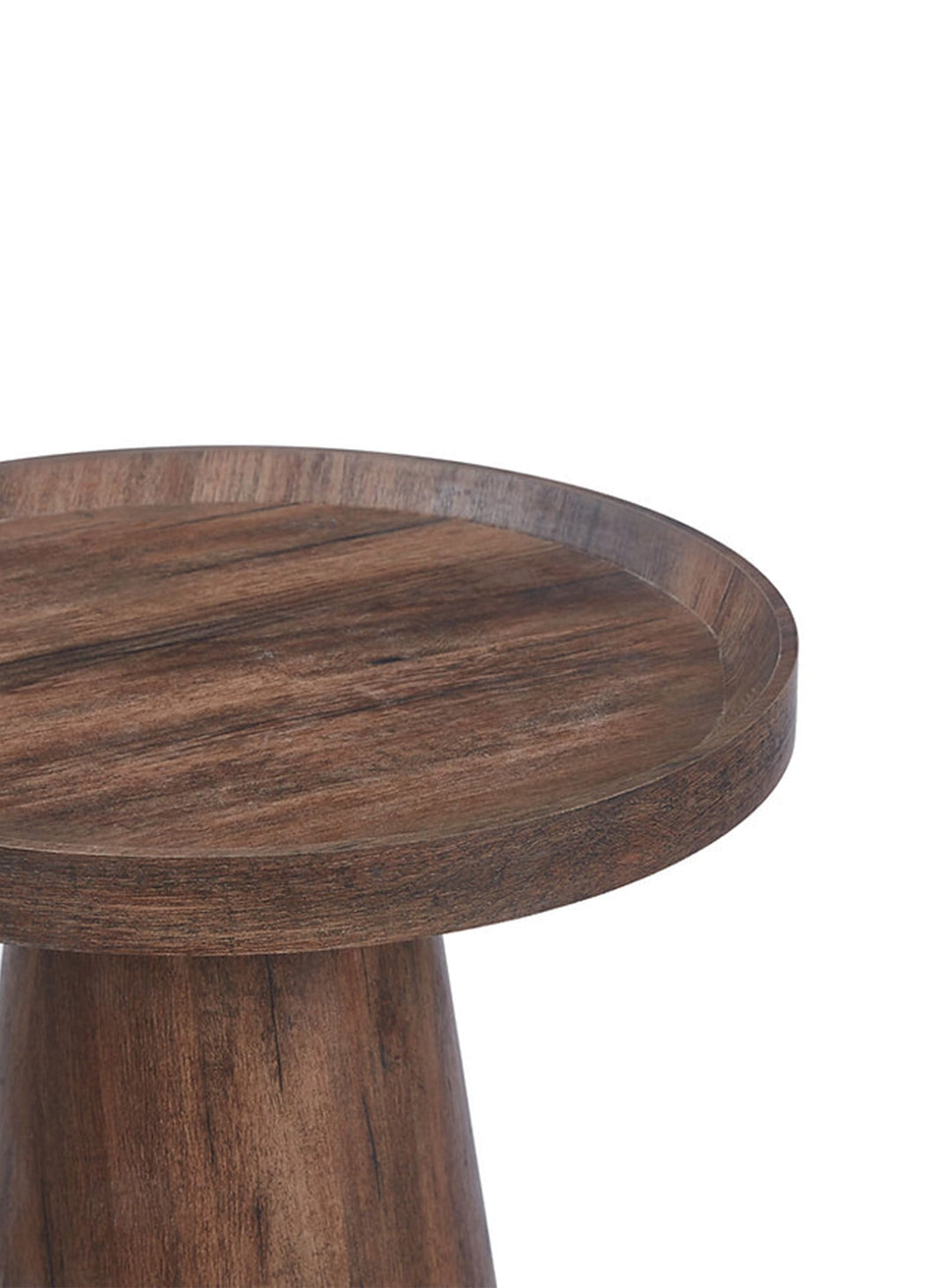 Table d’appoint Troy : un équilibre parfait entre esthétisme, fonctionnalité et élégance intemporelle. Noyer.