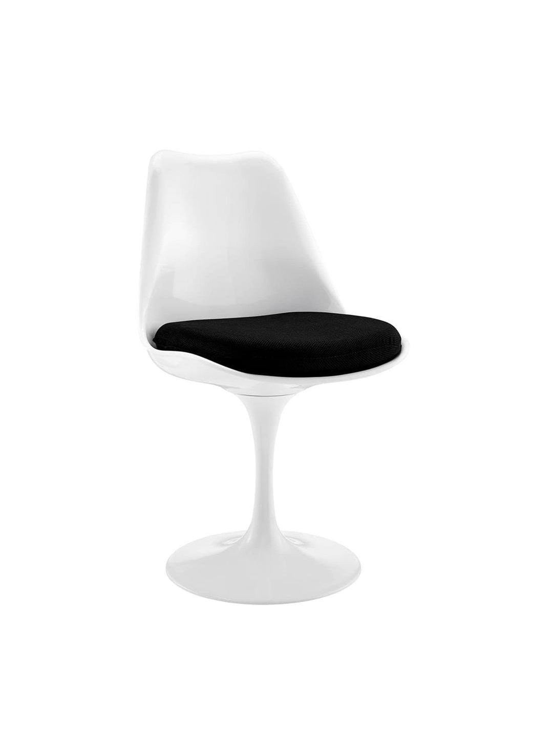 Chaise Tulipe Nüspace, esthétique moderne parfaite pour salle à manger. noir