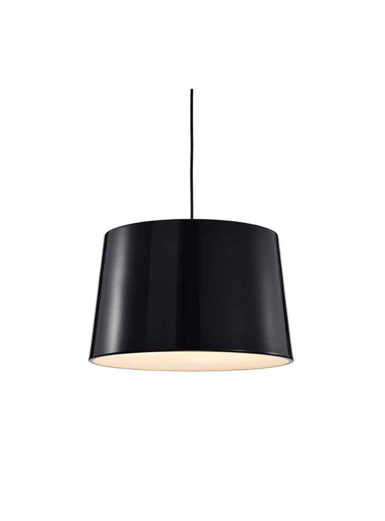 Lampe suspendue Twiggy, parfaite au-dessus d’une table ou d’un comptoir. noir
