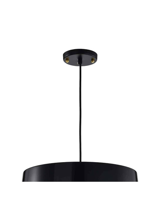 Suspension Twiggy, style contemporain et diffusion lumineuse efficace. noir