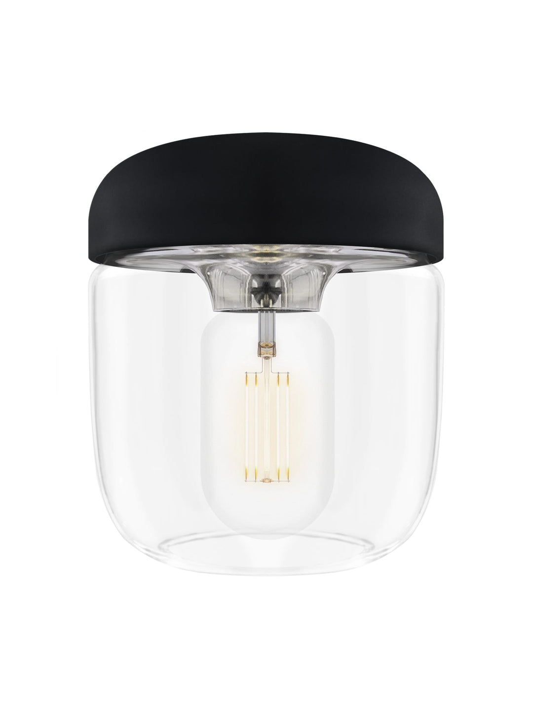 Abat-jour Umage Acorn, équilibre parfait entre simplicité et élégance. noir chrome