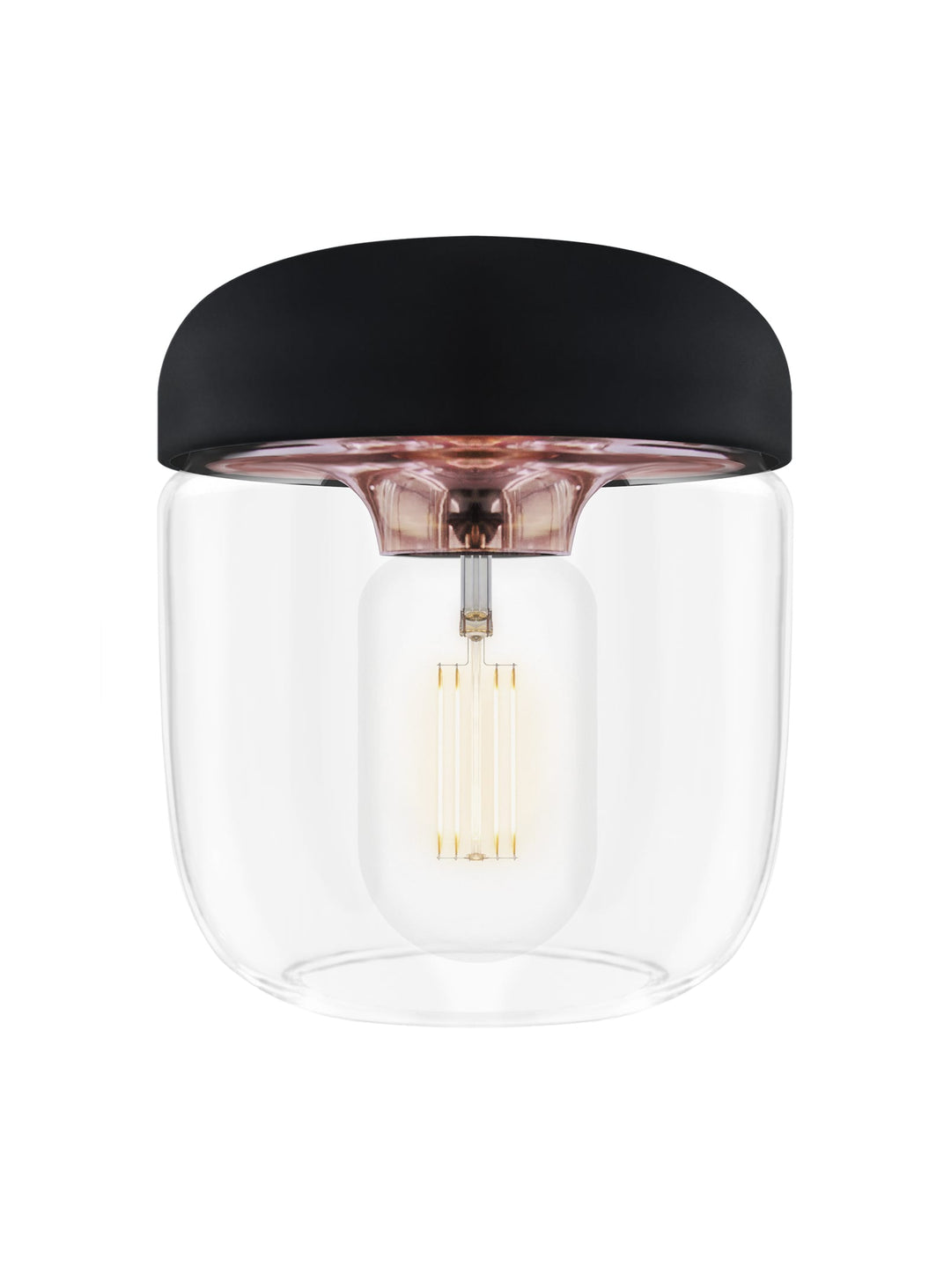 Abat-jour Umage Acorn, touche chaleureuse pour salon ou cuisine. noir cuivre