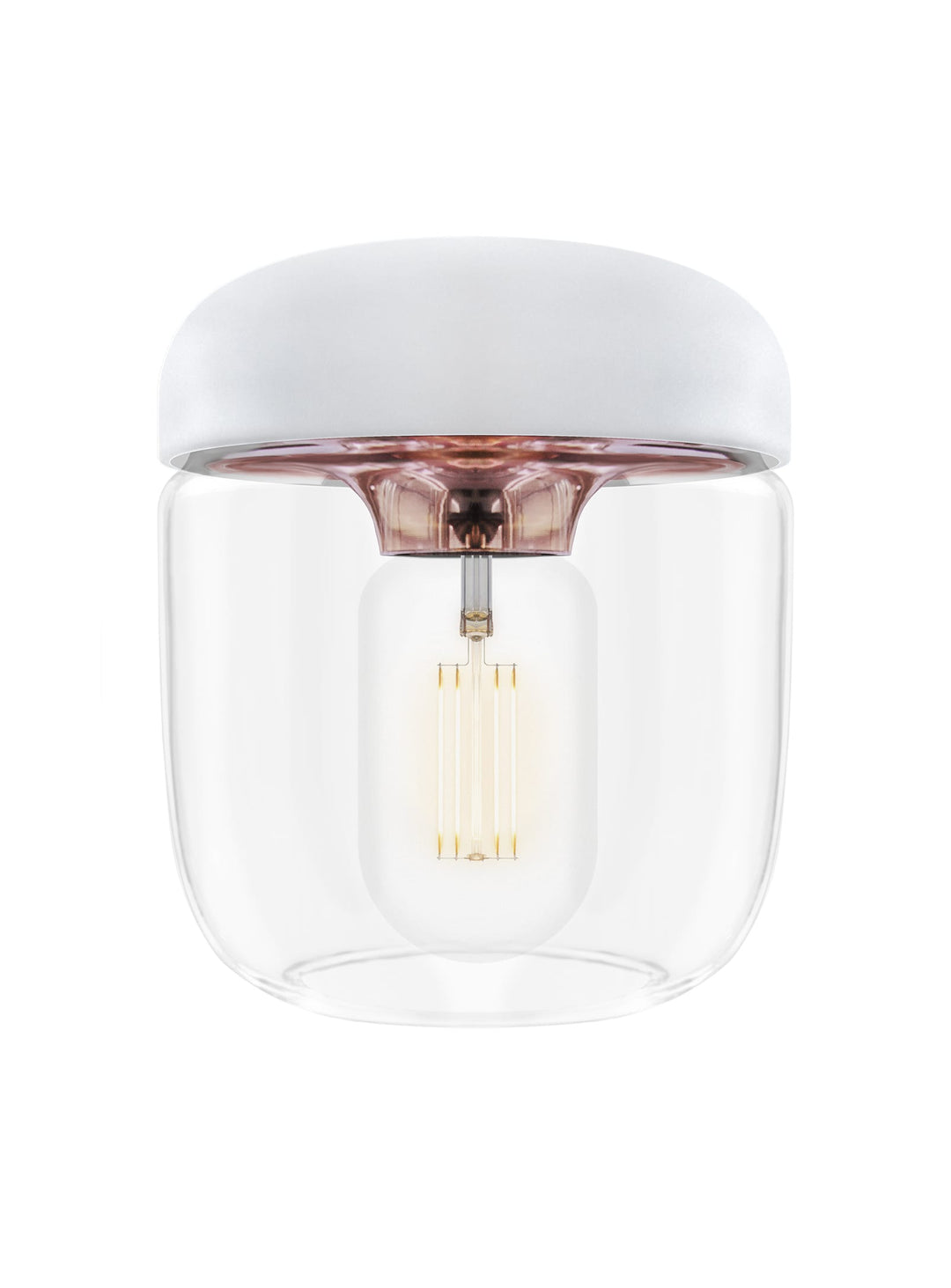 Suspension Umage Acorn, design poétique pour intérieur chaleureux. blanc cuivre