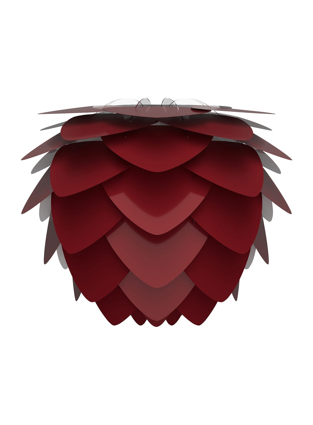 Abat-jour Umage Aluvia, parfait pour salon, salle à manger ou chambre. rouge rubis