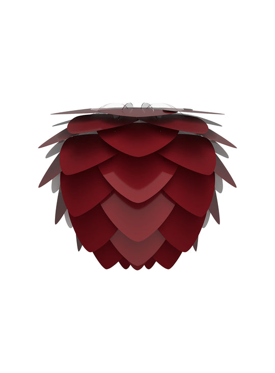 Suspension Umage Aluvia, lumière décorative au style audacieux. rouge rubis