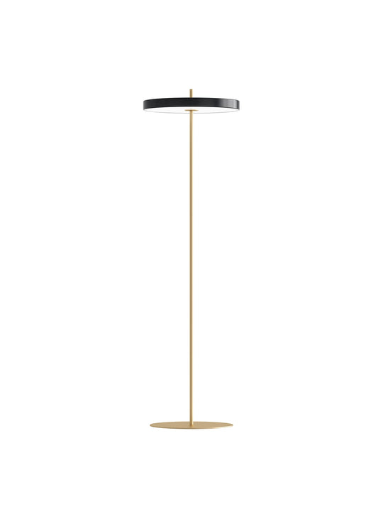 Lampe sur pied Asteria Umage : luminaire moderne avec variateur d’intensité. noir