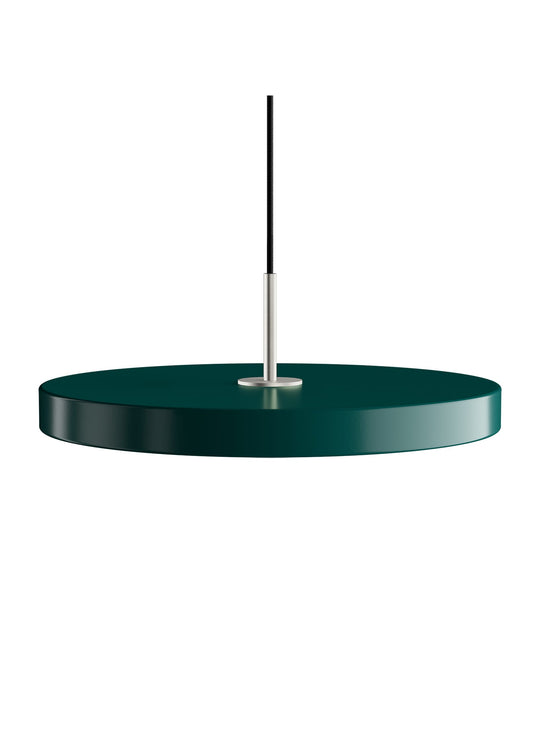 Suspension Umage Asteria, design futuriste et finitions soignées. vert forêt