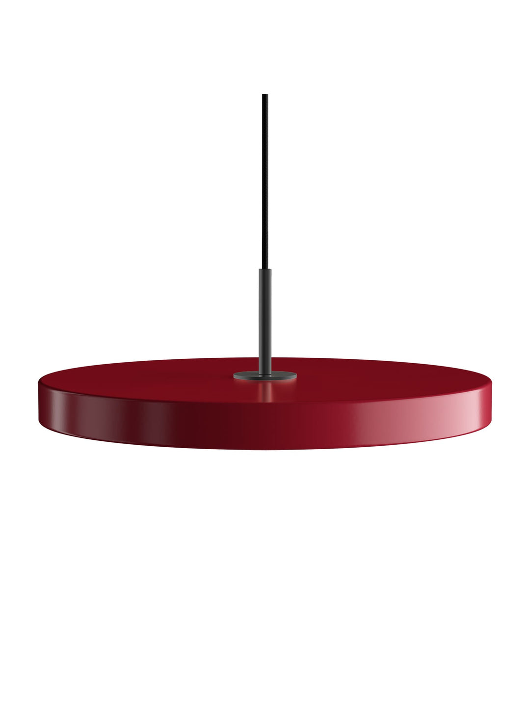 Suspension Umage Asteria, minimalisme chic et lumière éclatante. rouge rubis