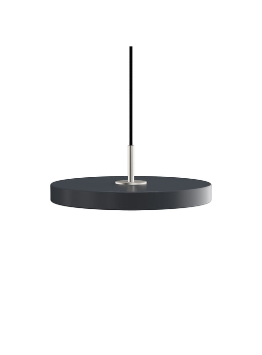 Lampe suspendue Asteria Mini Umage : idéale seule ou installée en duo. anthracite