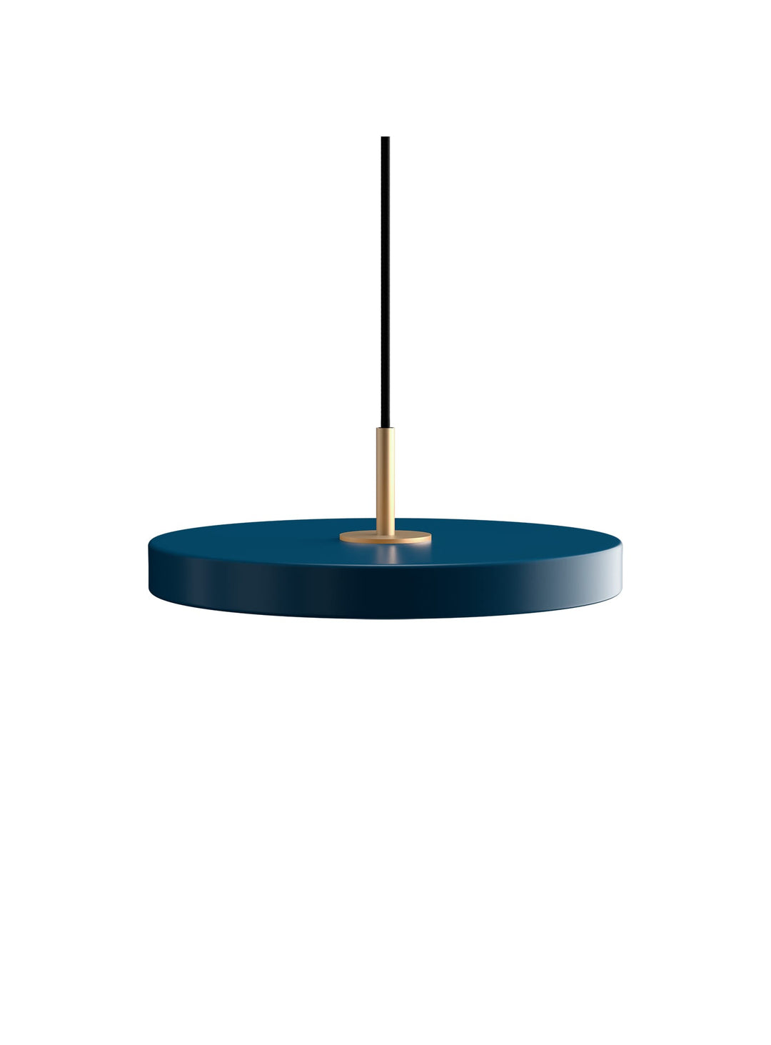 Lampe suspendue Asteria Mini Umage : l'alliance parfaite entre design et technologie. bleu pétrole