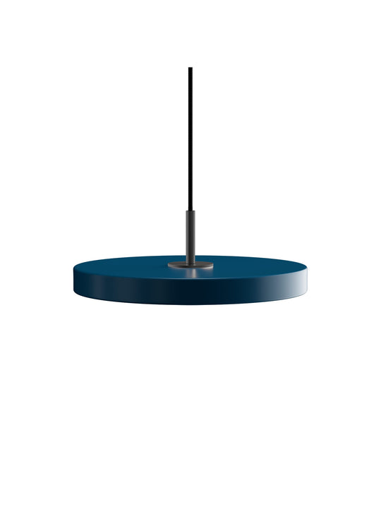 Lampe suspendue Asteria Mini Umage : une touche d'élégance pour tous les intérieurs. bleu pétrole