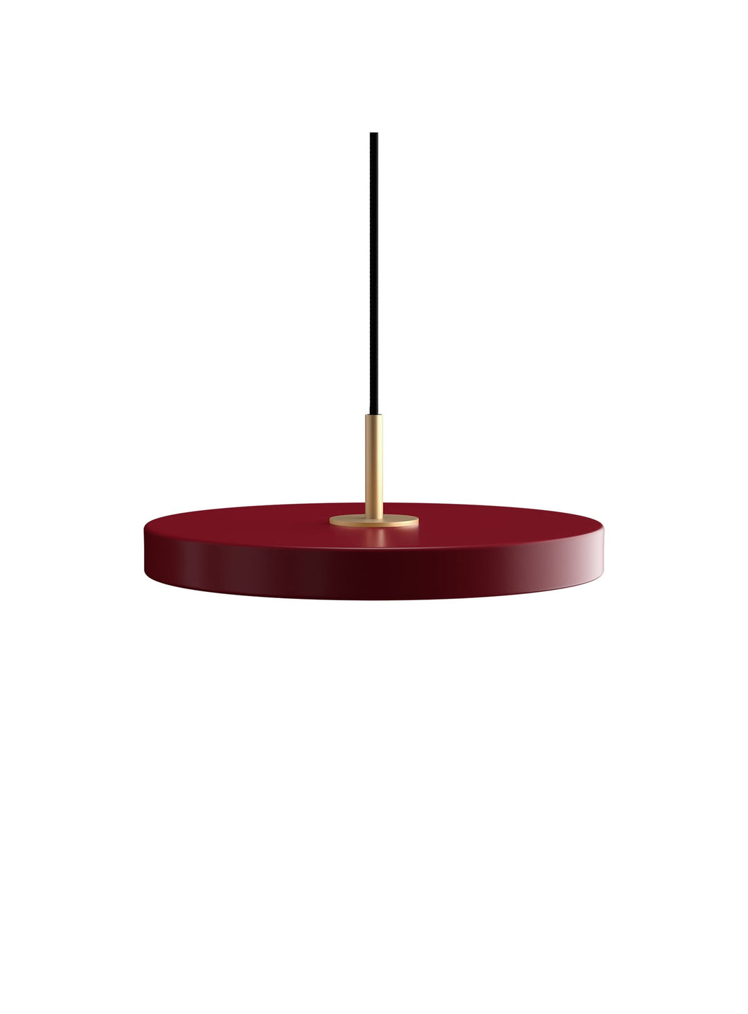 Lampe suspendue Asteria Mini Umage : un éclairage LED moderne et chaleureux. rouge rubis