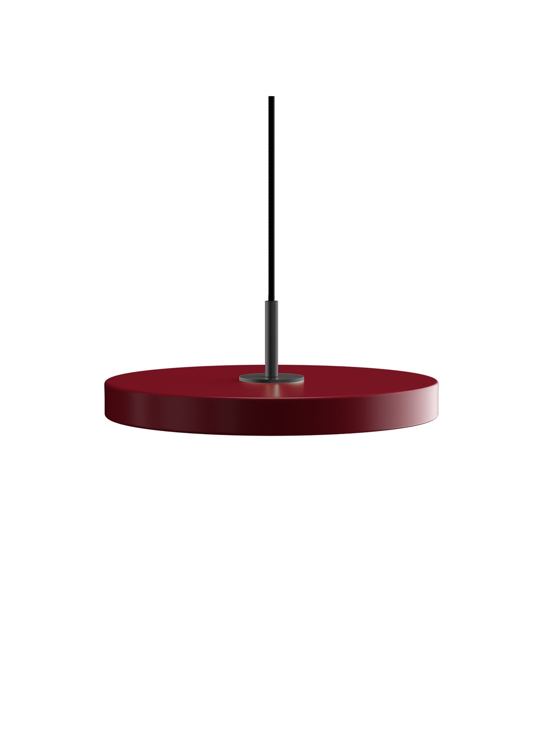 Lampe suspendue Asteria Mini Umage avec finition soignée et style intemporel. rouge rubis