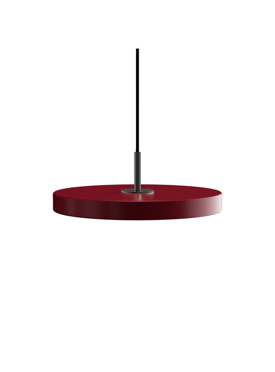 Lampe suspendue Asteria Mini Umage avec finition soignée et style intemporel. rouge rubis
