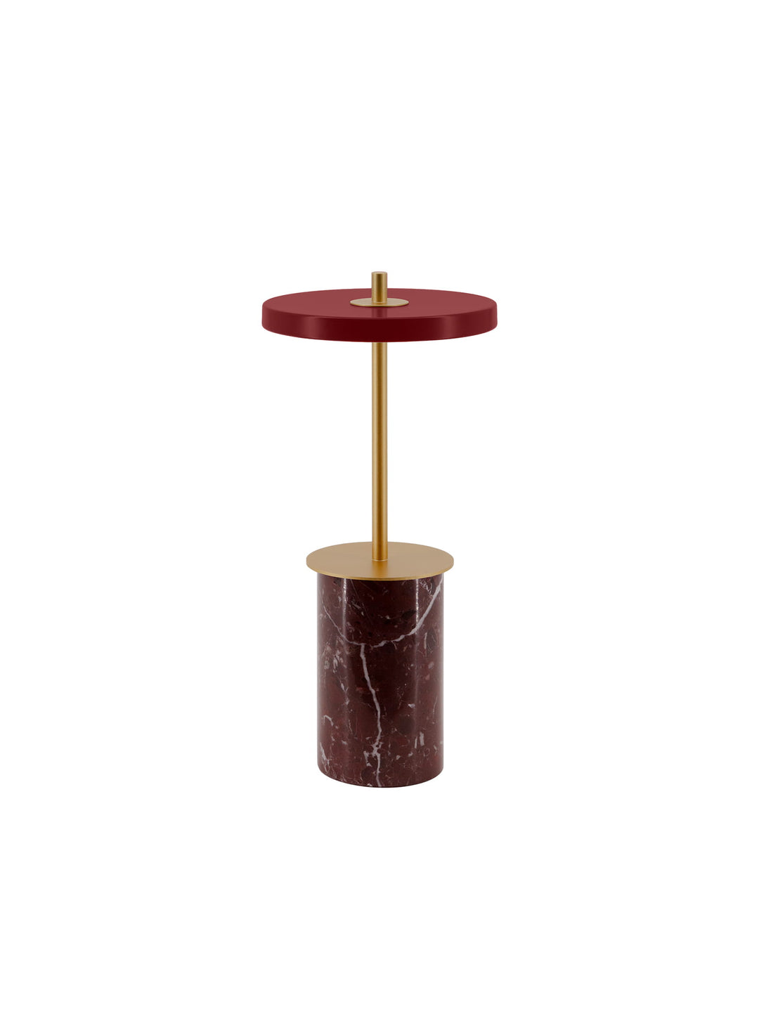 Lampe portable rechargeable Asteria Move Mini Umage pour intérieur et extérieur, sans fil et rechargeable. rouge