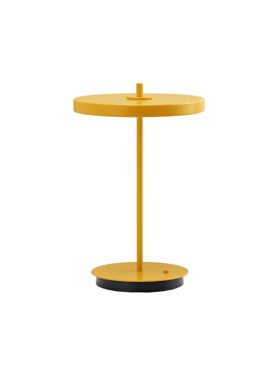 Lampe portable Asteria Move Monochrome Umage, un luminaire design sans contrainte de fil. tournesol