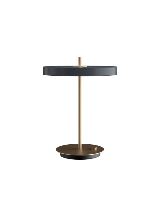 Lampe de table Asteria Umage : luminaire LED design avec port USB discret. anthracite