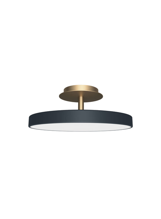 Lampe à fixer au plafond Asteria Up Umage avec finition en laiton et style contemporain. anthracite