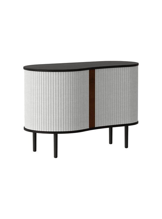 Cabinet Audacious Umage avec portes tambour coulissantes au design original. sterling