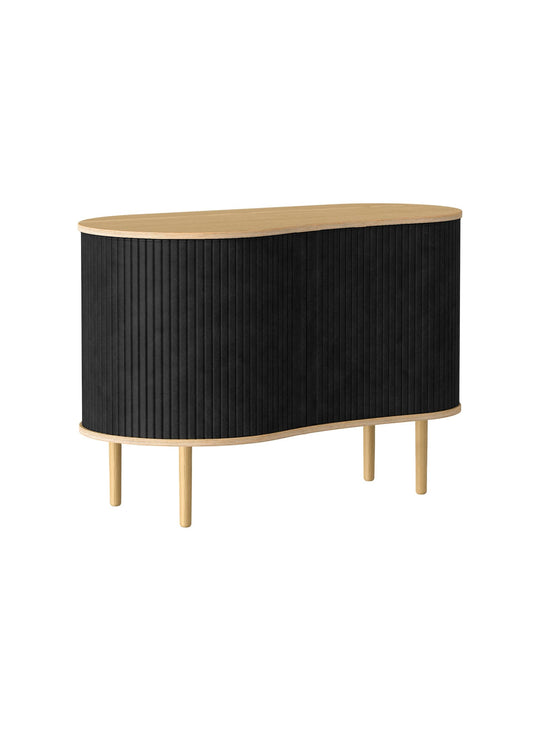 Cabinet Audacious Umage avec portes mobiles pour moduler votre espace selon vos envies. charbon
