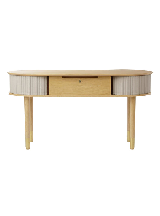 Bureau Audacious de Umage gestion des câbles intégrée. sable blanc