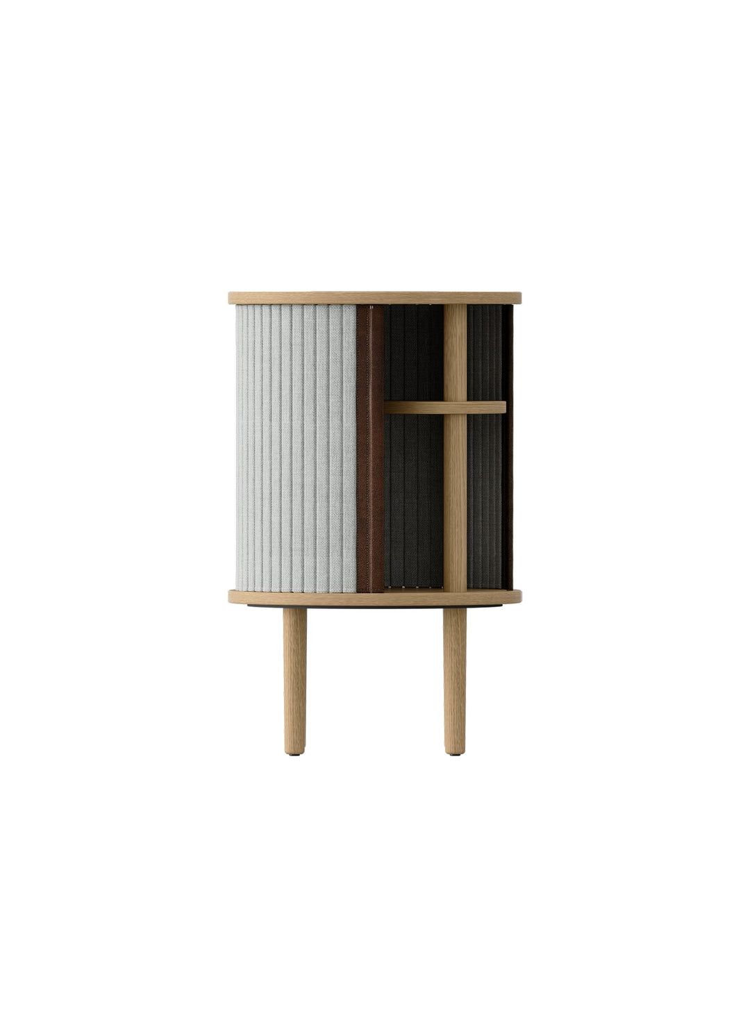 Table d'appoint Audacious Umage : design scandinave et espace de rangement discret. sterling
