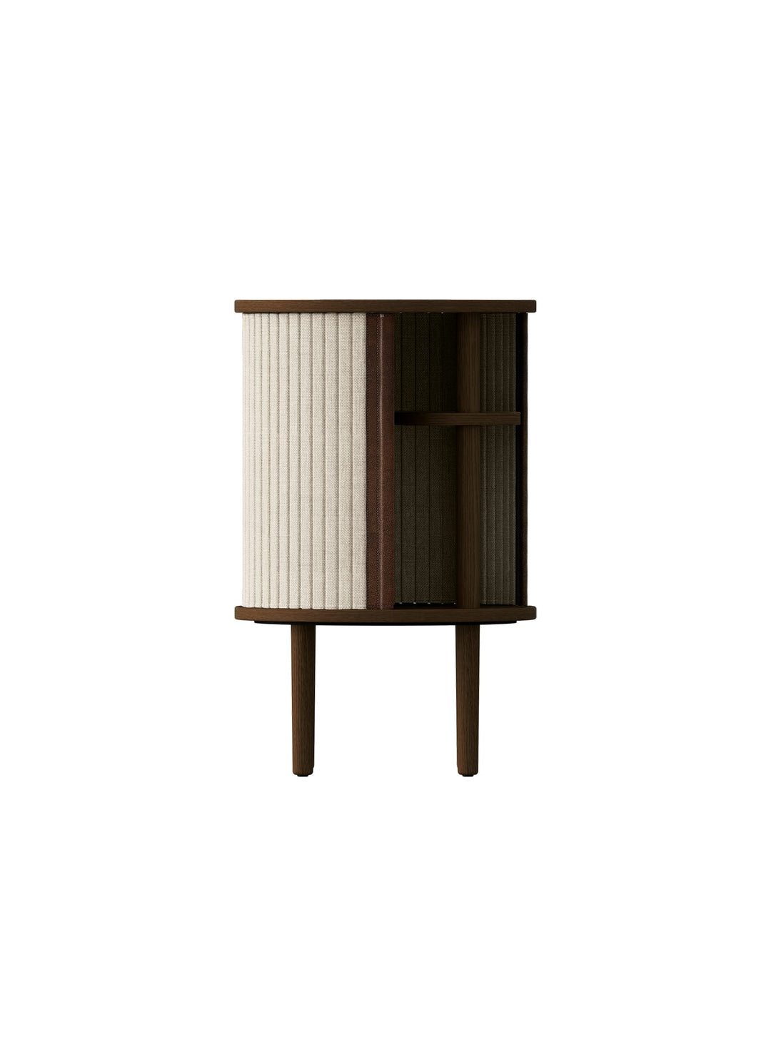 Table d'appoint Audacious Umage : un meuble design idéal pour le salon ou la chambre. sable blanc