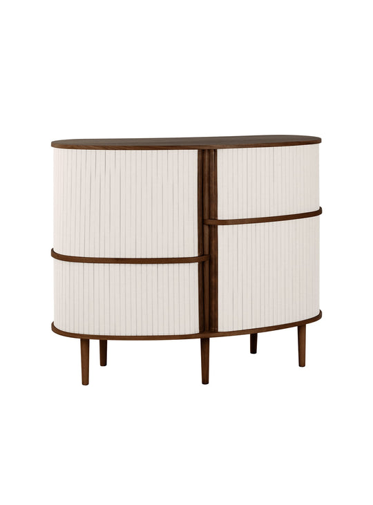 Cabinet Audacious Highboard de Umage meuble haut moderne et pratique. sable blanc