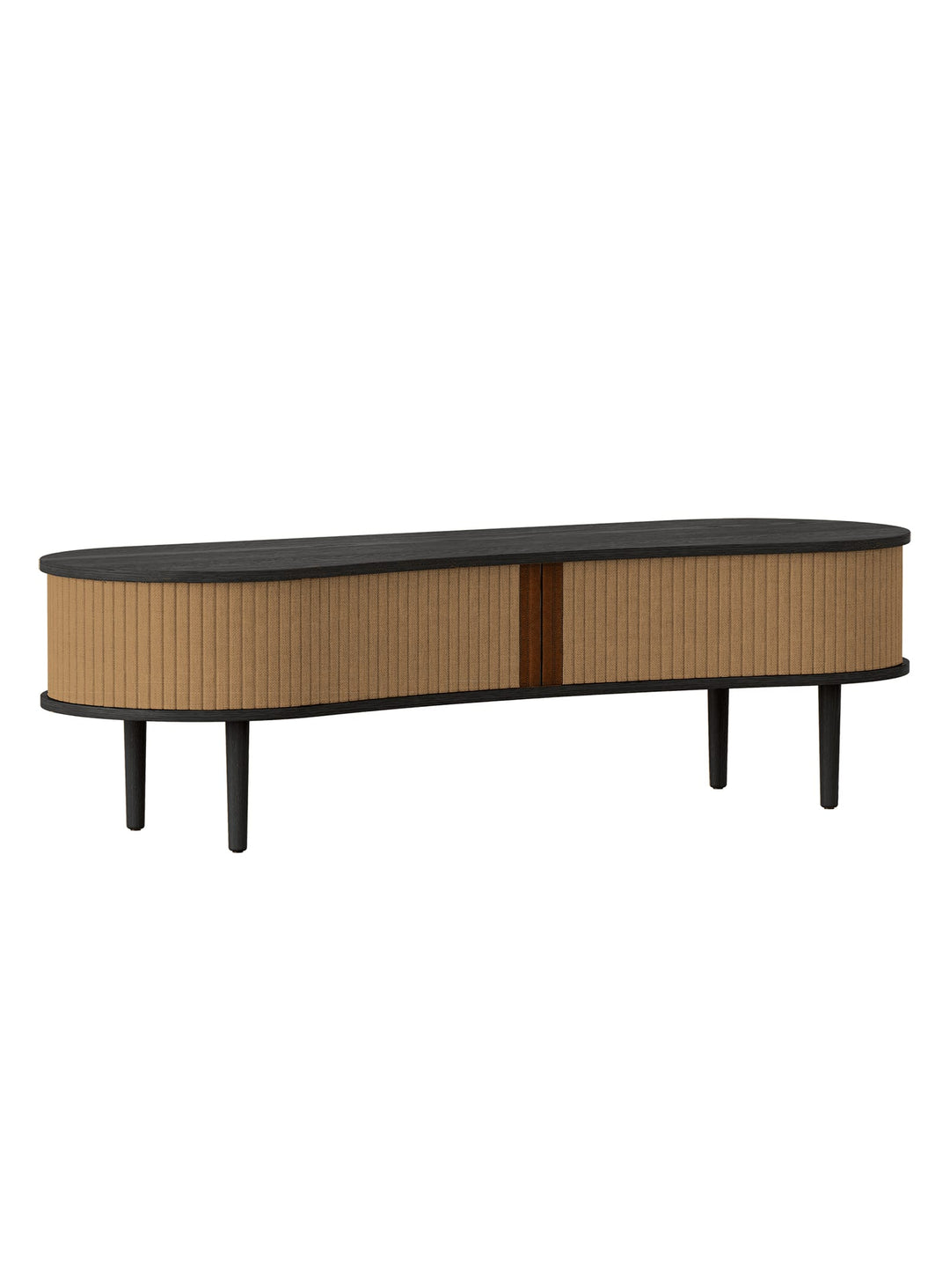 Meuble TV Audacious Umage : un rangement intelligent au design minimaliste. sucre brun