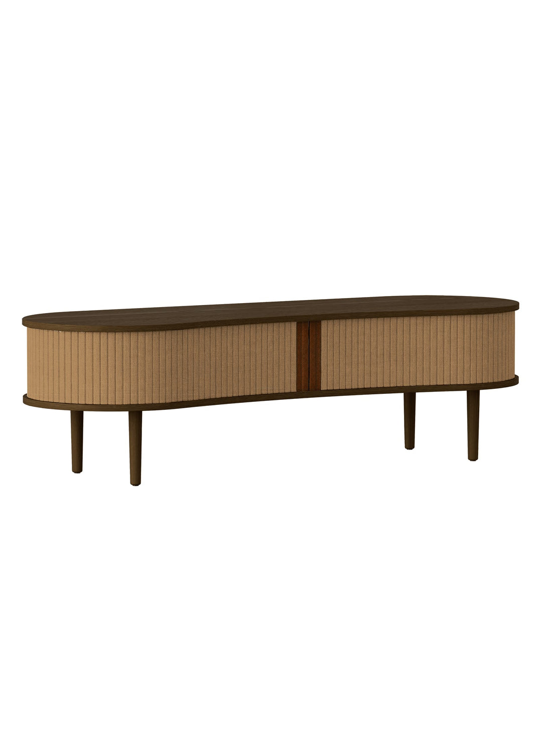 Meuble TV Audacious Umage : un meuble polyvalent au style contemporain raffiné. sucre brun