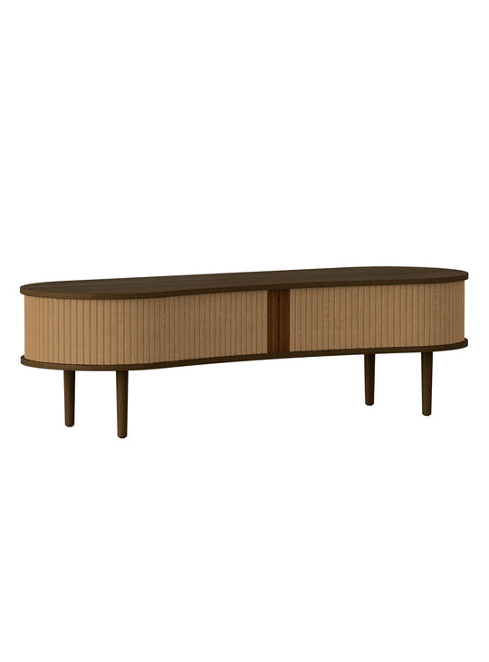 Meuble TV Audacious Umage : un meuble polyvalent au style contemporain raffiné. sucre brun
