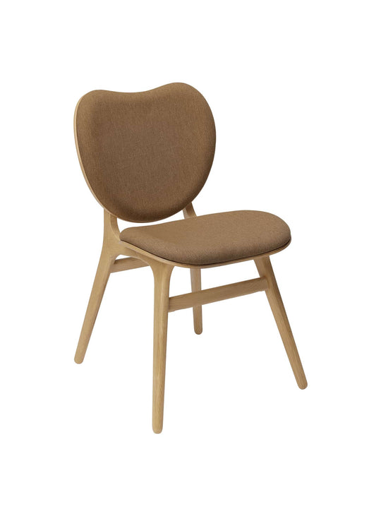 Chaise A Conversation Piece Umage avec assise rembourrée pour des repas tout en confort. sucre brun