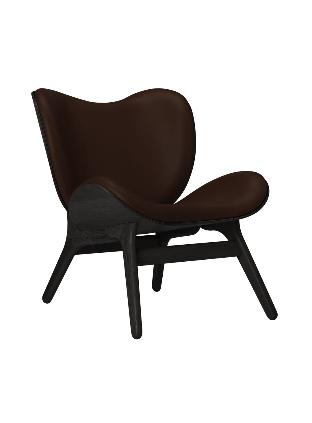 Fauteuil Umage A Conversation Piece low, confort premium et bois naturel au choix.