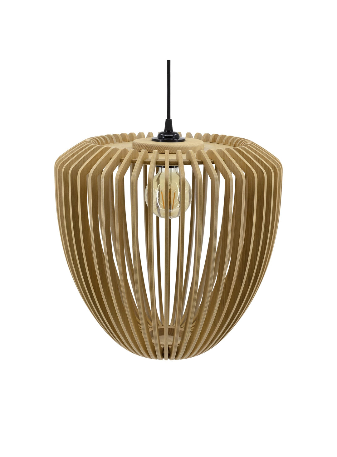 Abat-jour Clava Wood de Umage luminaire sculptural en bois naturel. chene