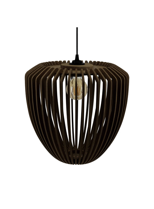 Abat-jour Clava Wood de Umage design nordique avec effet lumineux. chene foncé