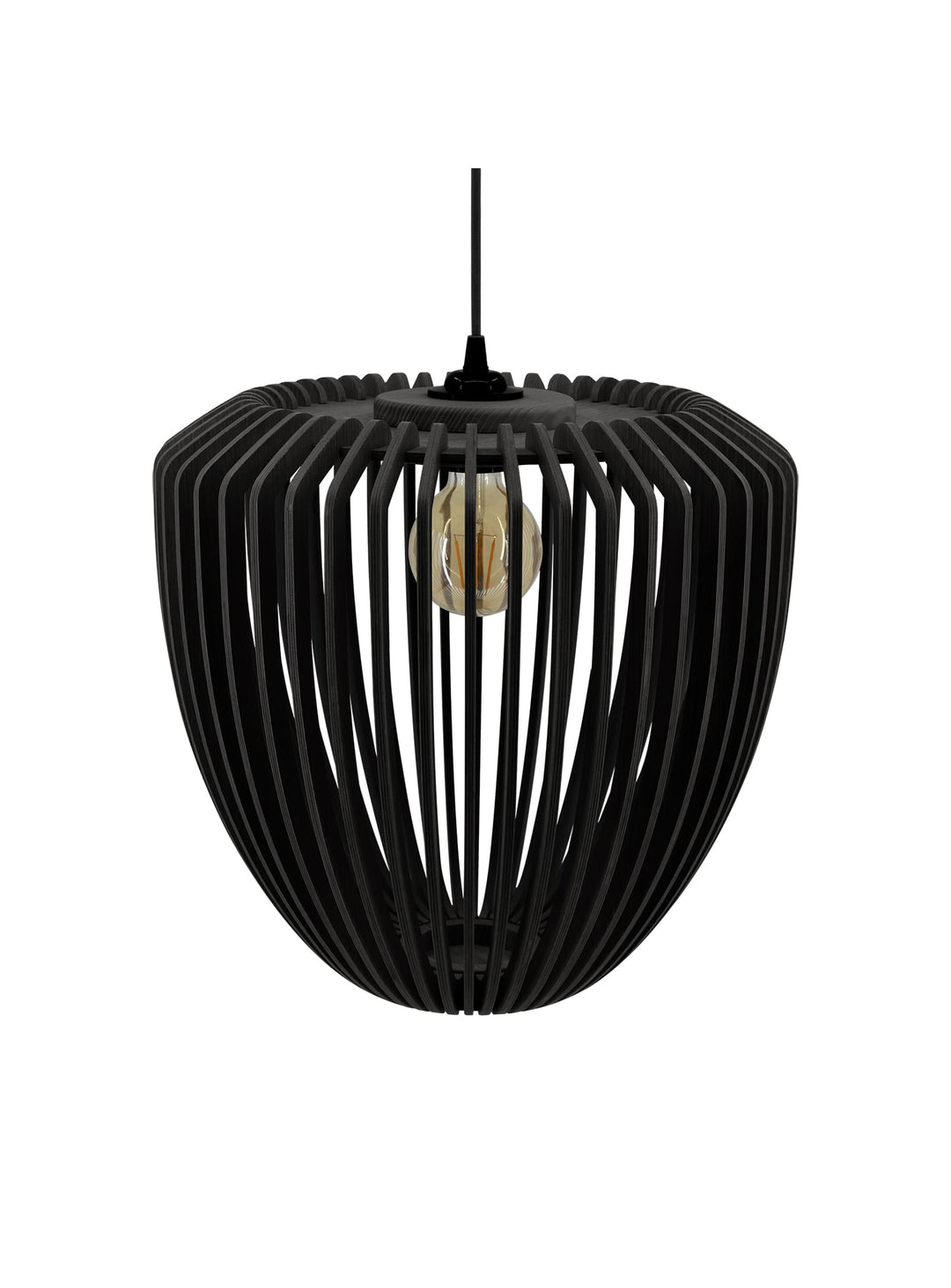 Abat-jour Clava Wood de Umage bois découpé et ambiance chaleureuse. chene noir