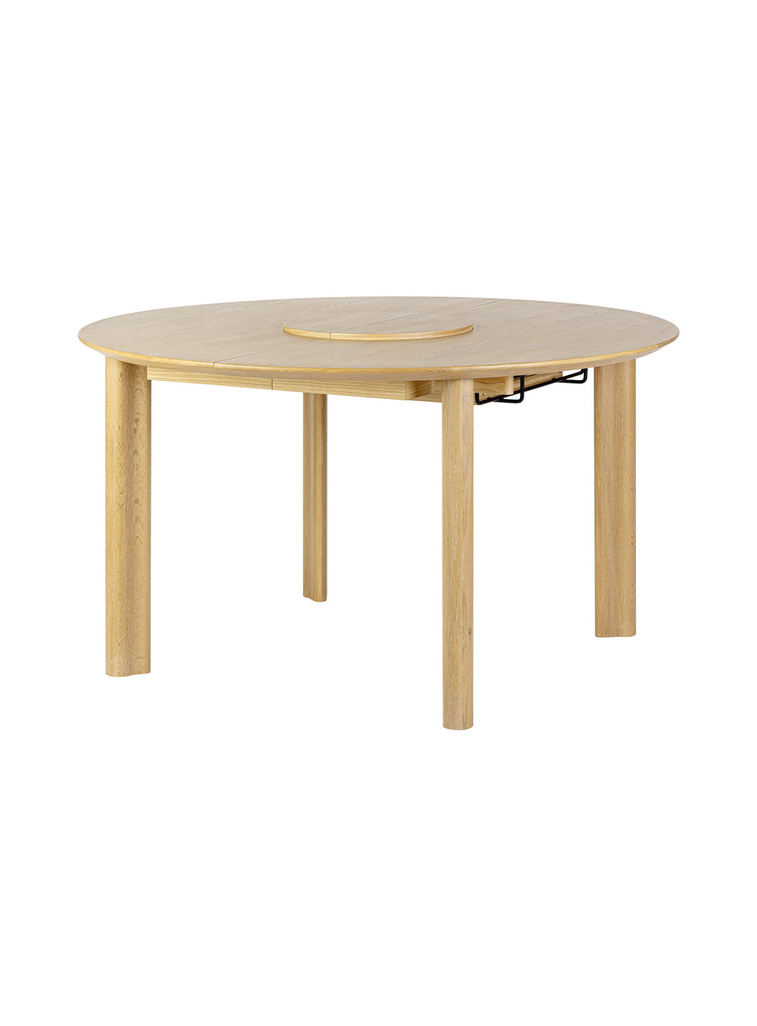 Table à dîner extensible Comfort Circle Umage, idéale pour les repas en famille ou entre amis. chene