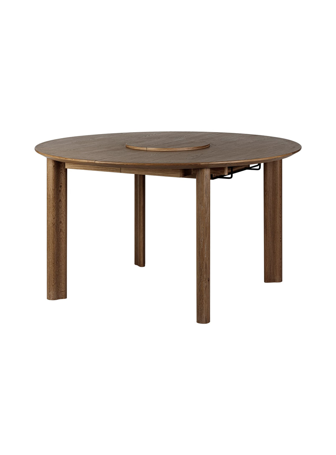 Table à dîner extensible Comfort Circle Umage, une solution élégante pour petits et grands espaces. chene foncé