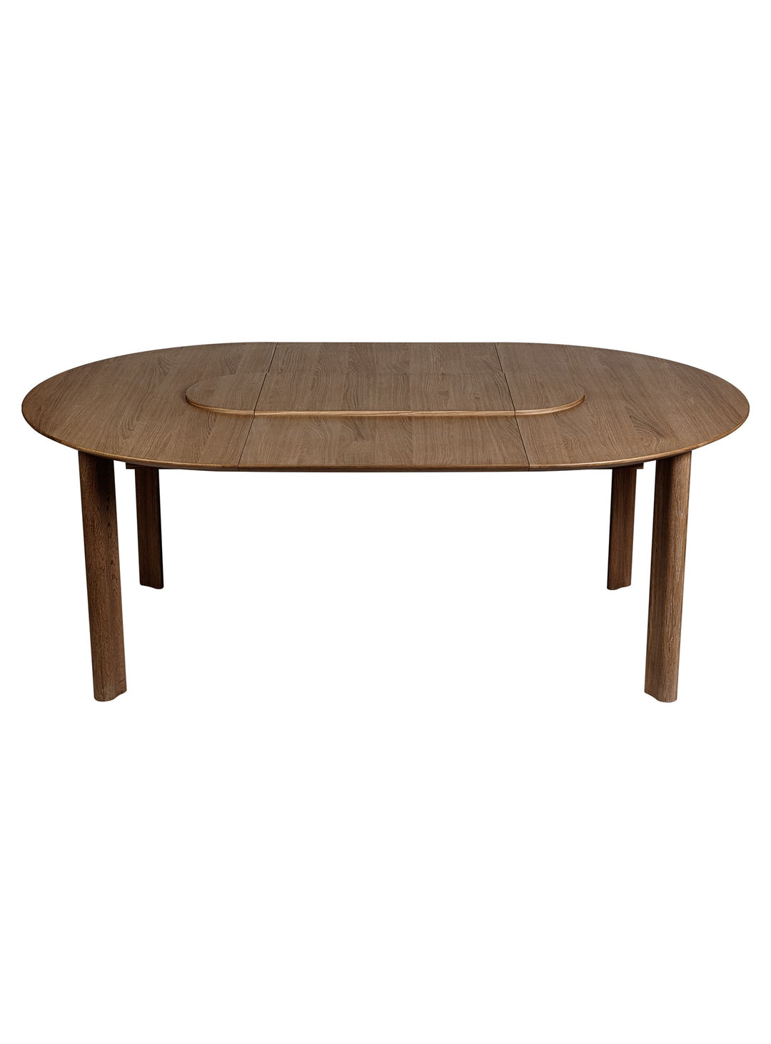 Table à dîner extensible Comfort Circle Umage, un mobilier raffiné au design nordique intemporel. chene foncé