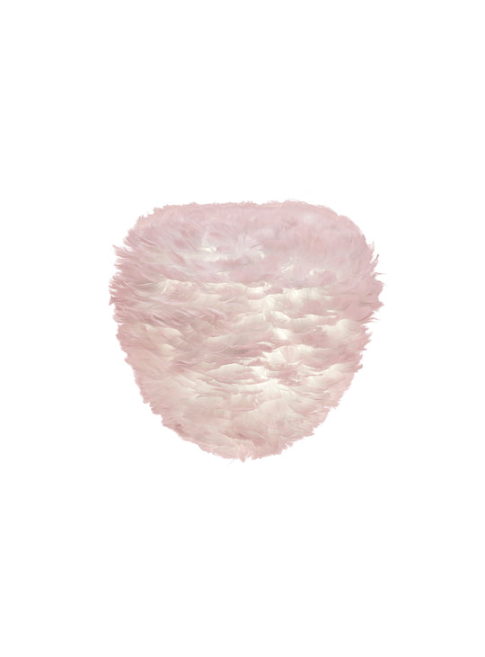 Abat-jour Eos Evia Umage : l'élégance scandinave sublimée par des plumes naturelles. rose
