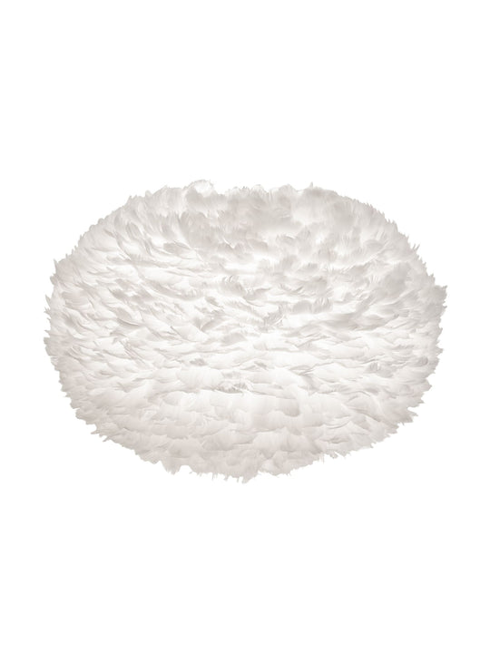 Abat-jour Eos Umage avec plumes naturelles pour une lumière douce et enveloppante. blanc