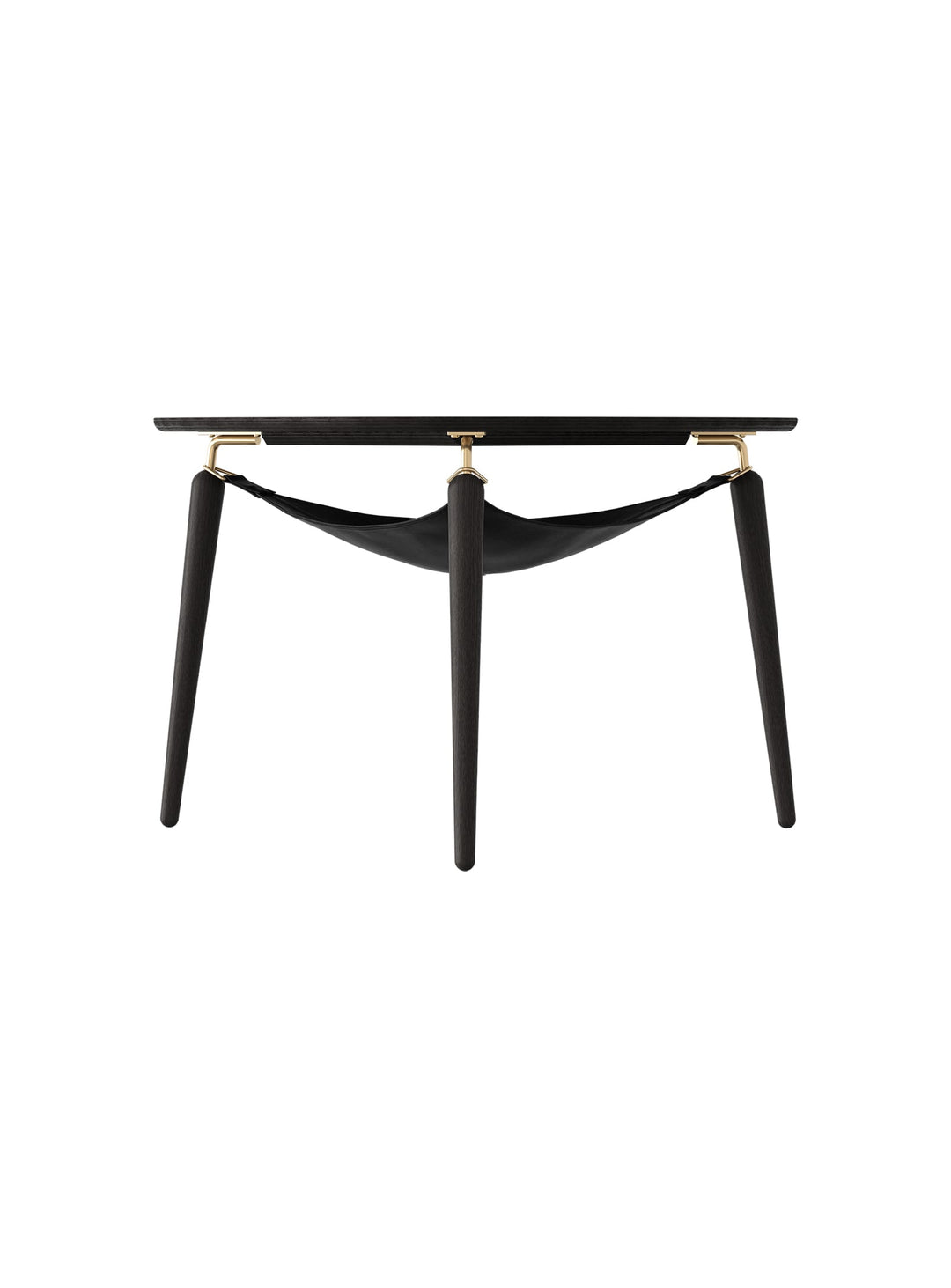 Table à café Hang Out Umage : table basse design, bois et rangement suspendu. chene noir