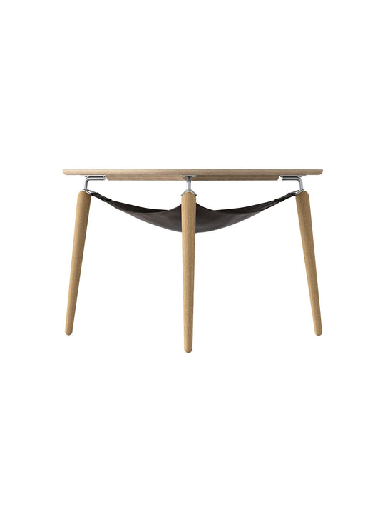 Table à café Hang Out Umage : table basse scandinave, bois et sac de rangement. chene
