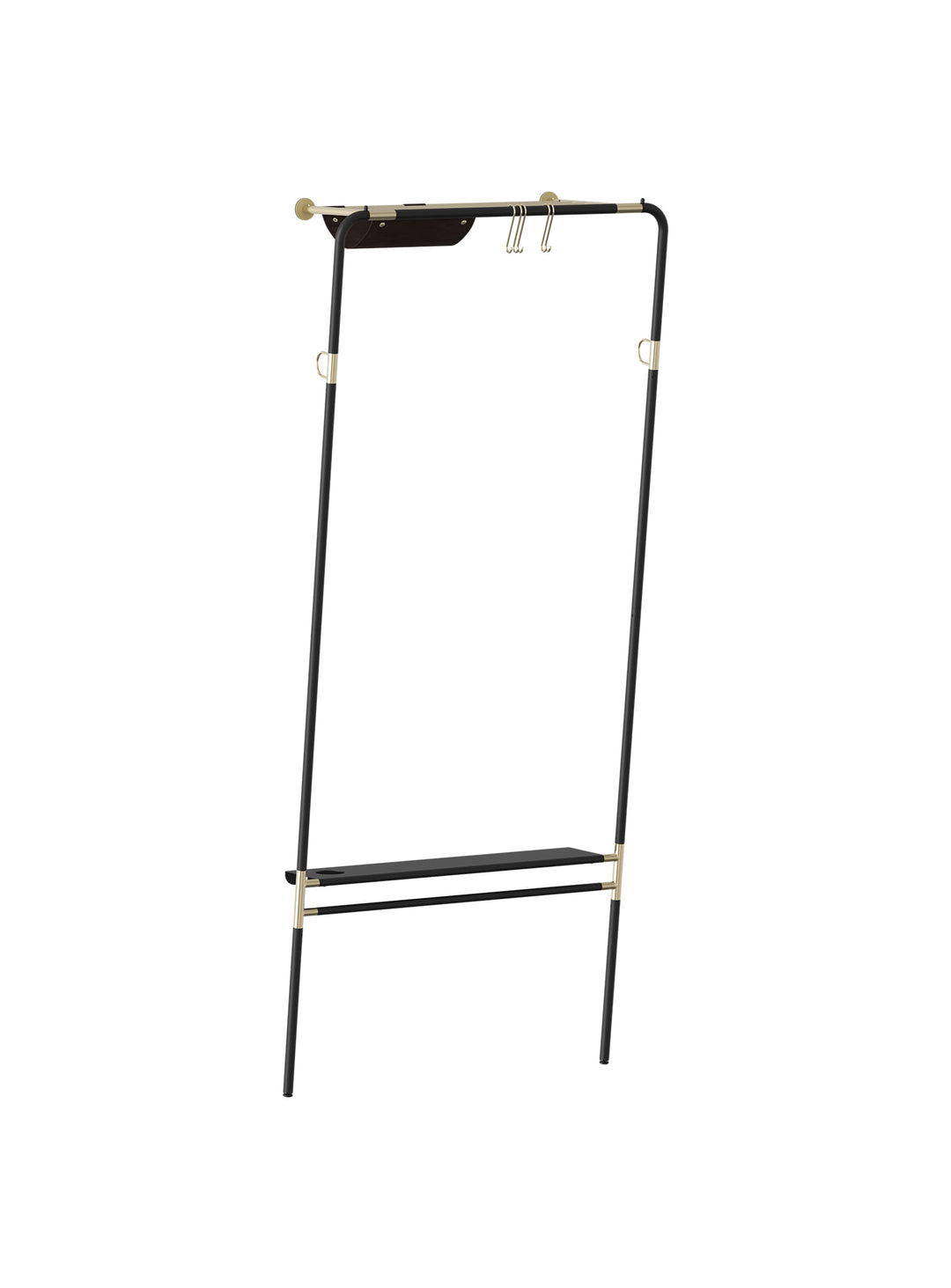 Porte-vêtements Lean On Me Umage : porte-manteaux design, idéal pour petit espace. noir