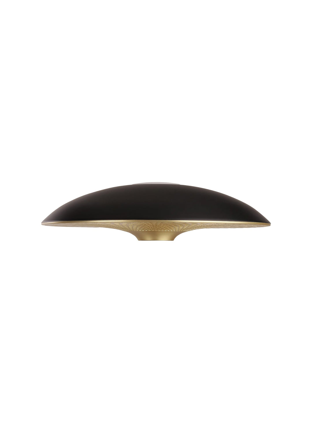 Abat-jour Manta Ray de Umage luminaire sculptural en acier et laiton. noir