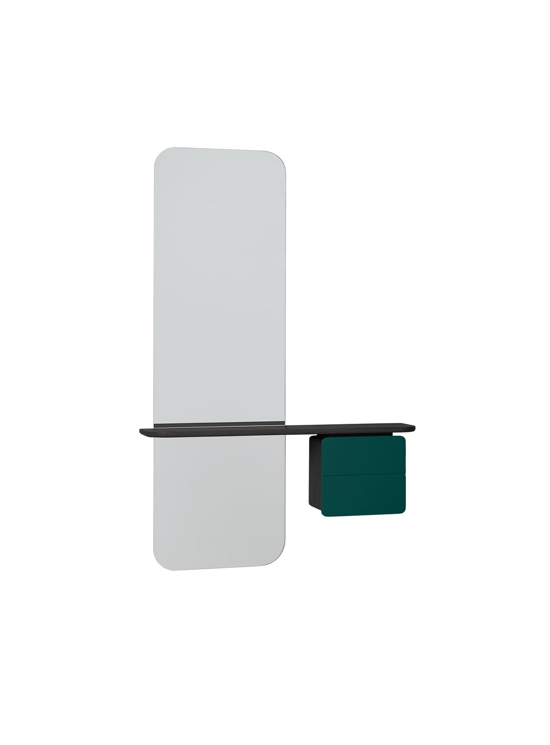 Miroir One More Look Umage avec rangement malin pour un intérieur sans désordre. vert foret
