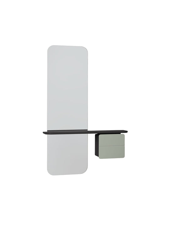 Miroir One More Look Umage : une touche contemporaine pour votre entrée. olive