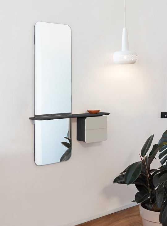 Miroir One More Look Umage : un miroir fonctionnel au charme scandinave. brume